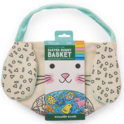 Crocodile Creek Color Your Own Easter Bunny Basket craft kit with fabric markers