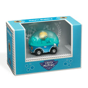 DJECO Crazy Motors Nauti Bubbles toy car in original packaging box