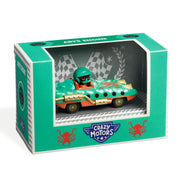 DJECO Crazy Motors Abys Engine green racing car toy in display box