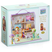 Tinyly toy set in its original packaging, featuring a miniature dollhouse interior with a character and accessories.
