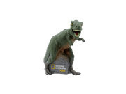 Green T-Rex dinosaur Tonie figurine with National Geographic Kids branding on base