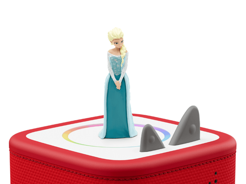 Tonie Disney Frozen figurine of Elsa on red Toniebox with LED display