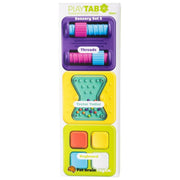 PlayTAB sensory set packaging with colorful components on a white background