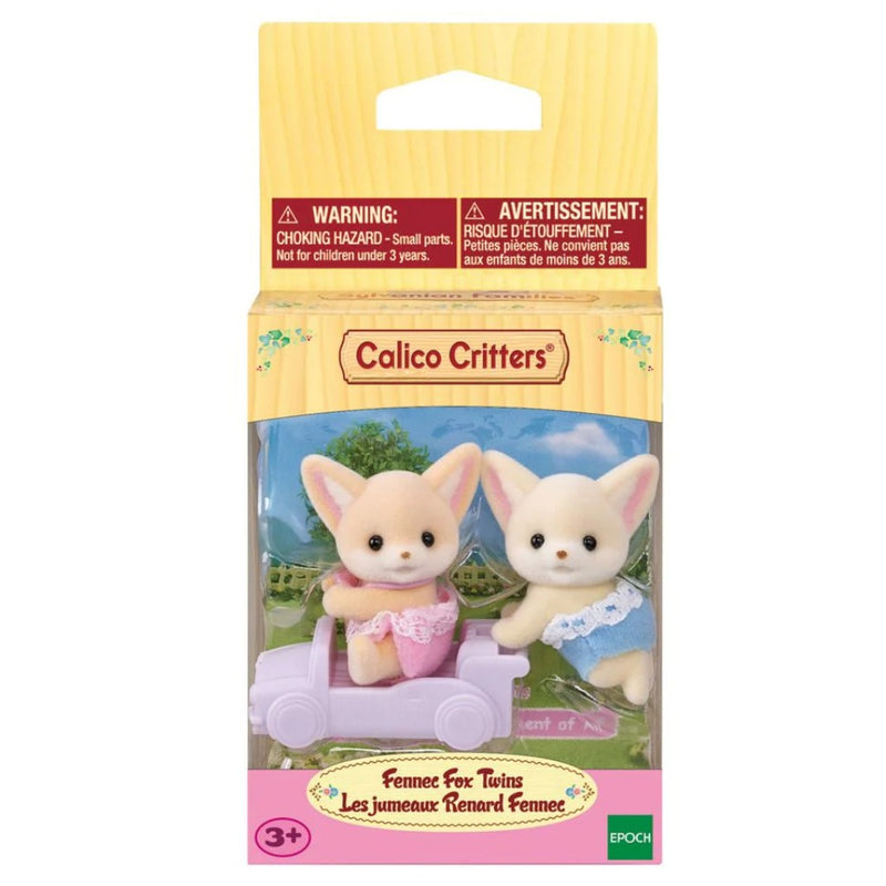 Package of  Calico Critters Fennec Fox Twins (sister and brother).