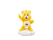 Yellow Funshine Bear Care Bears Tonie figurine standing on white cloud base