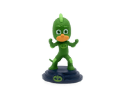 Green Gekko character Tonie figure from PJ Masks on dark blue base with logo