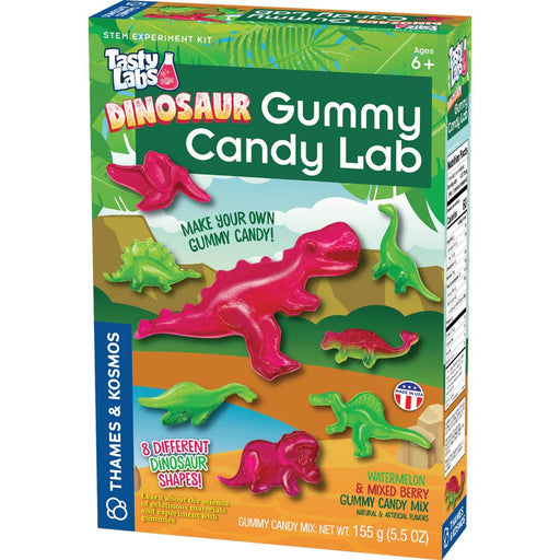 Thames & Kosmos Tasty Labs Dinosaur Gummy Candy Lab STEM experiment kit package