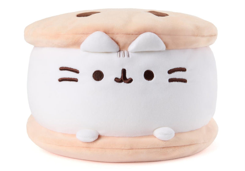 Pusheen Cookie Ice Cream Sandwich Squisheen 11-inch plush on a white background