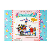 Hello Kitty and Friends Flower Cart 3D wooden puzzle DIY craft kit packaging