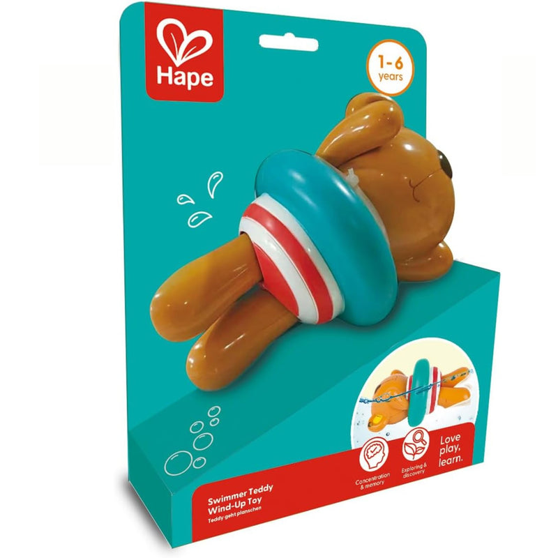 Swimmer Teddy Wind-Up Toy