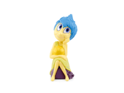 Joy figurine from Inside Out Tonie with blue hair and yellow outfit on white background