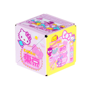 Pink Shashibo Hello Kitty magnetic puzzle cube showing multiple character-decorated sides