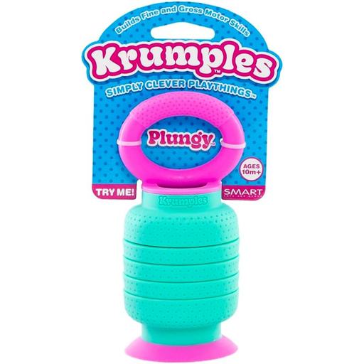 Smart Toys & Games Krumples Plungy sensory fidget toy with bright pop colors.