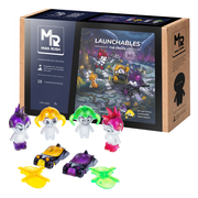 Mag Rush Launchables toy set with colorful 'Ergg' figures and packaging