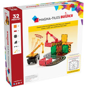 Magna-Tiles Builder toy set packaging with colorful design and toy images.