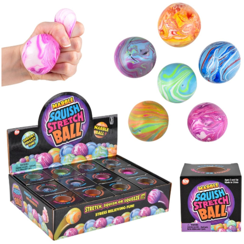 Squish & Stretch Marbleized Yummy Ball