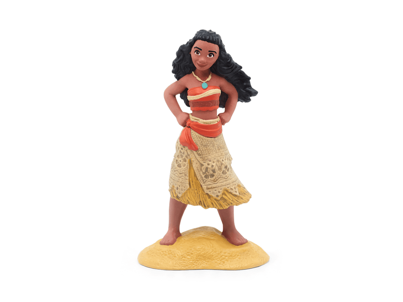 Disney Moana Tonie figurine standing on sandy base with traditional Polynesian outfit
