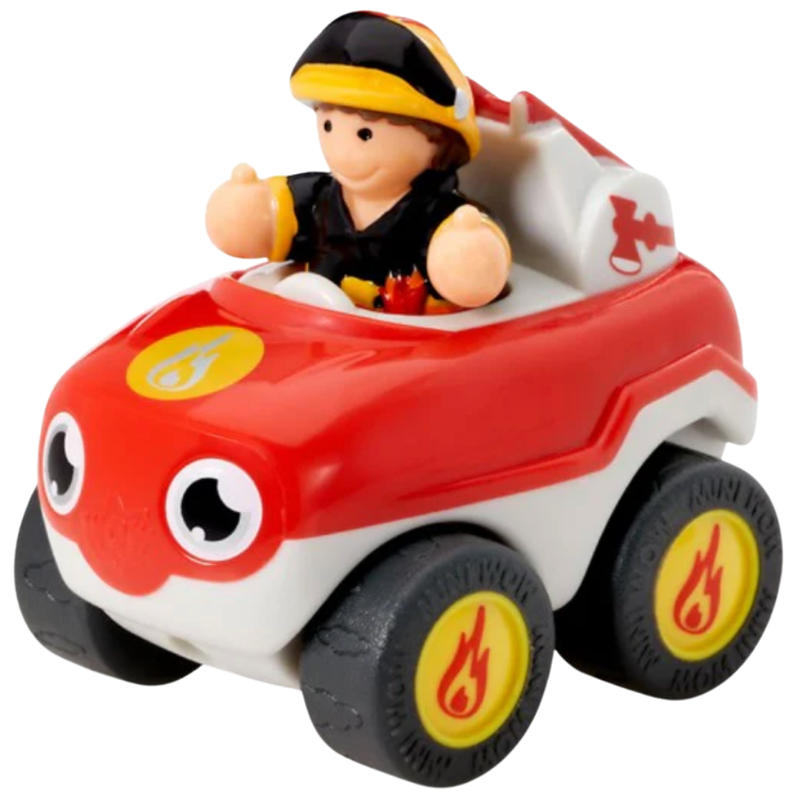 My First WOW Fire Engine Blaze toy red truck and firefighter figure.