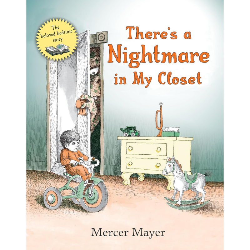There's a Nightmare in My Closet children's book by Mercer Mayer showing cover illustration.