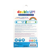 Double Up! Double Ended Markers packaging showing 6 markers with 12 washable colors