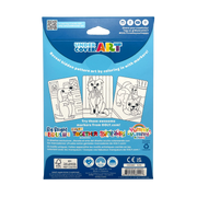 OOLY Undercover Art Hidden Patterns Dog Days coloring kit package on white background