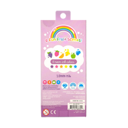 OOLY Yummy Yummy Scented Gel Pens packaging showing 6 fruit scents and neon colors