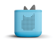 Blue TonieBox 2 Starter Set with puppy ear design on white background