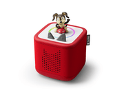 Red TonieBox 2 Starter Set with Playtime Puppy Tonie figure on white background