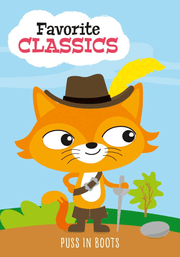 Tonies Favorite Classics Puss in Boots character figurine with hat and sword illustration