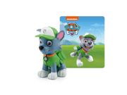 Tonie Paw Patrol Rocky figure in green uniform with packaging card background