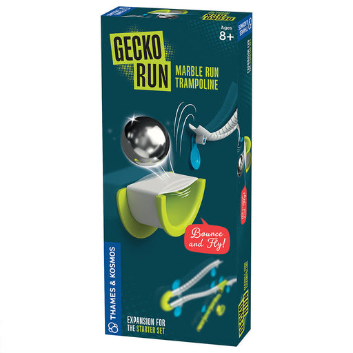 Gecko Run Marble Run Trampoline expansion pack box by Thames & Kosmos