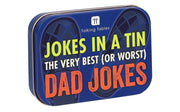 Dad Jokes in a Tin – front product packaging by TT Games
