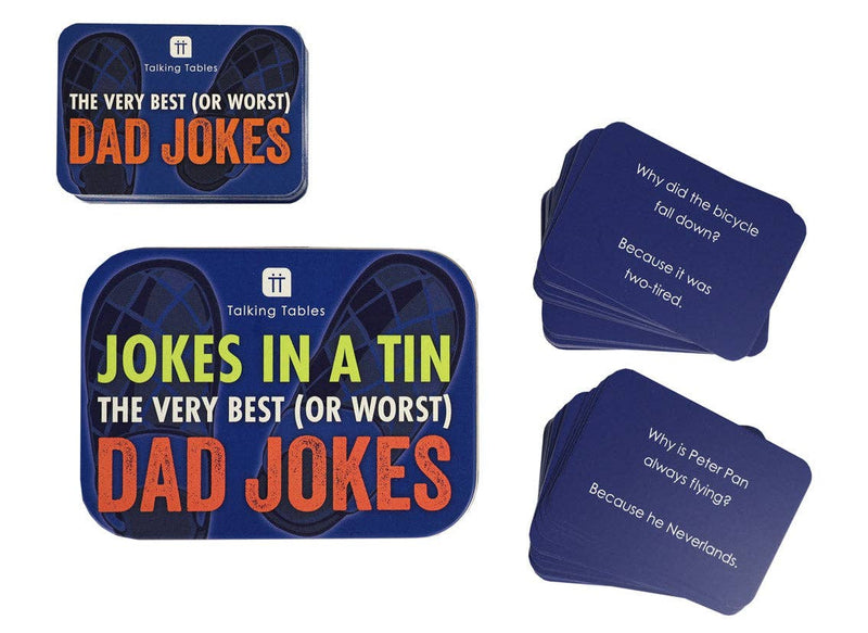 Dad Jokes in a Tin – joke cards and tin contents by TT Games