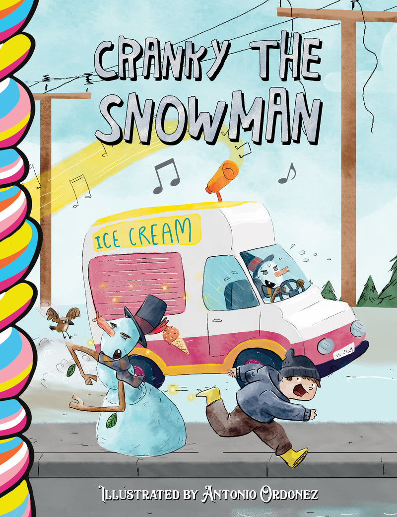 Cranky the Snowman book cover from Taffy Tales