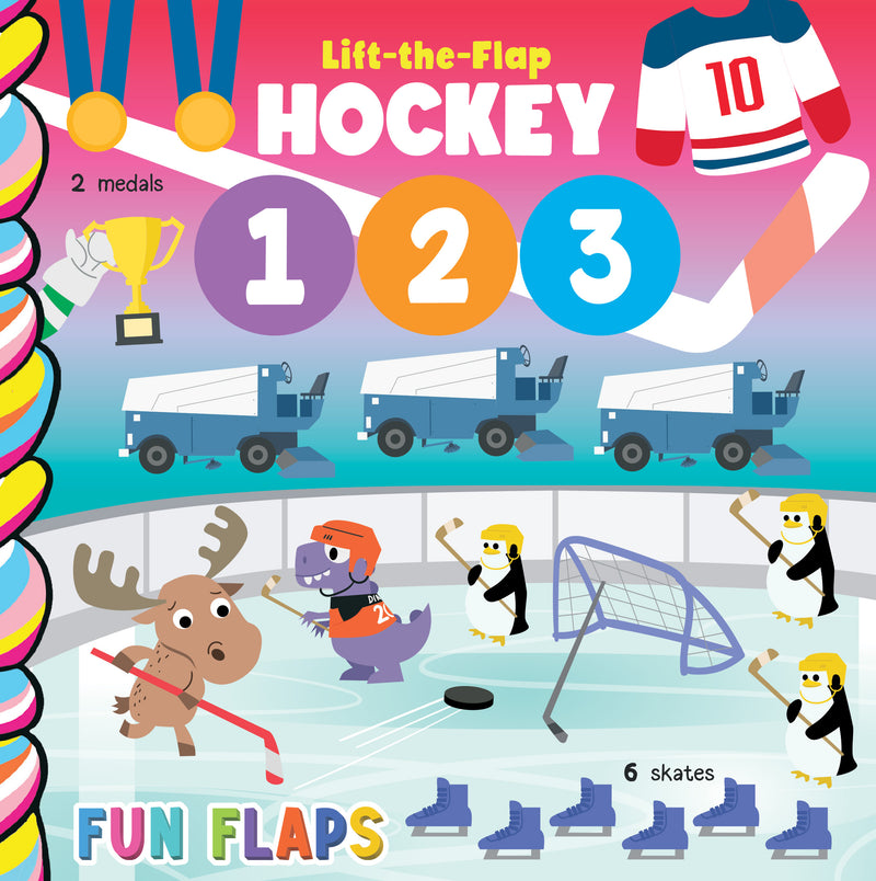 Hockey 123 book cover from Taffy Tales