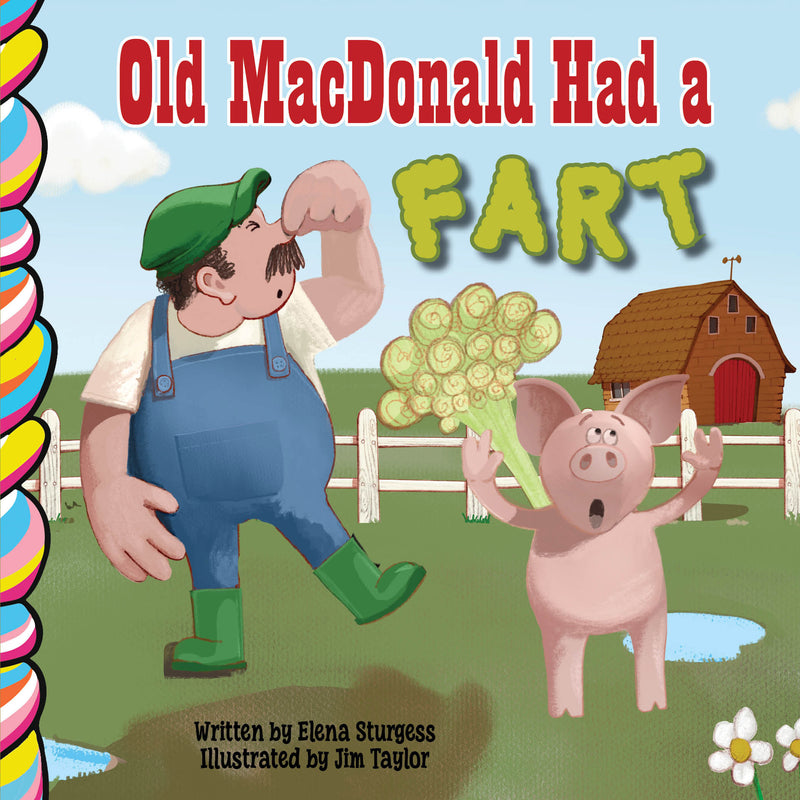 Old MacDonald Had a Fart book cover from Taffy Tales