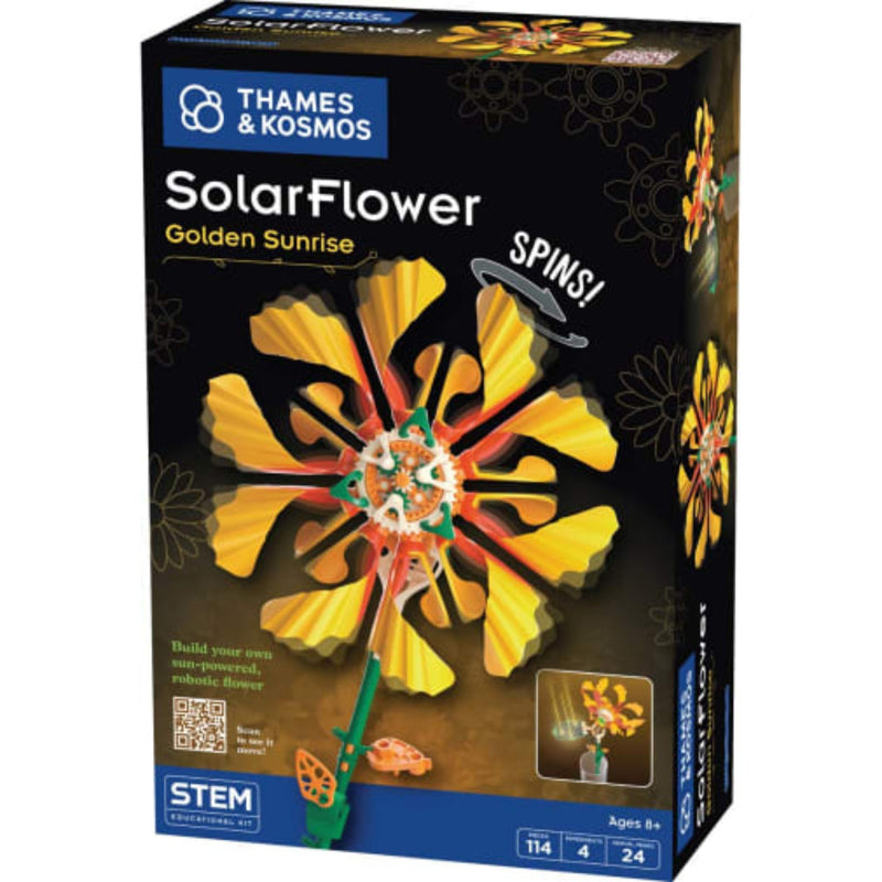Thames & Kosmos Solar Flower Golden Sunrise toy packaging on a white background