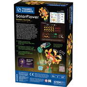 Thames & Kosmos Solar Flower Golden Sunrise kit back of the box packaging on a white background