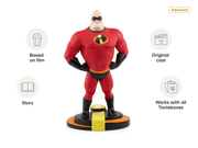 Tonie Disney The Incredibles Mr. Incredible figure on base with product features highlighted