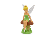 Tinker Bell Tonie figurine sitting on mushroom with transparent wings and green dress