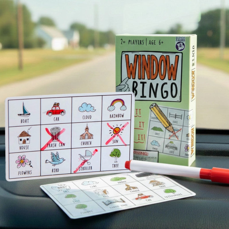 Window Bingo Road Trip Game