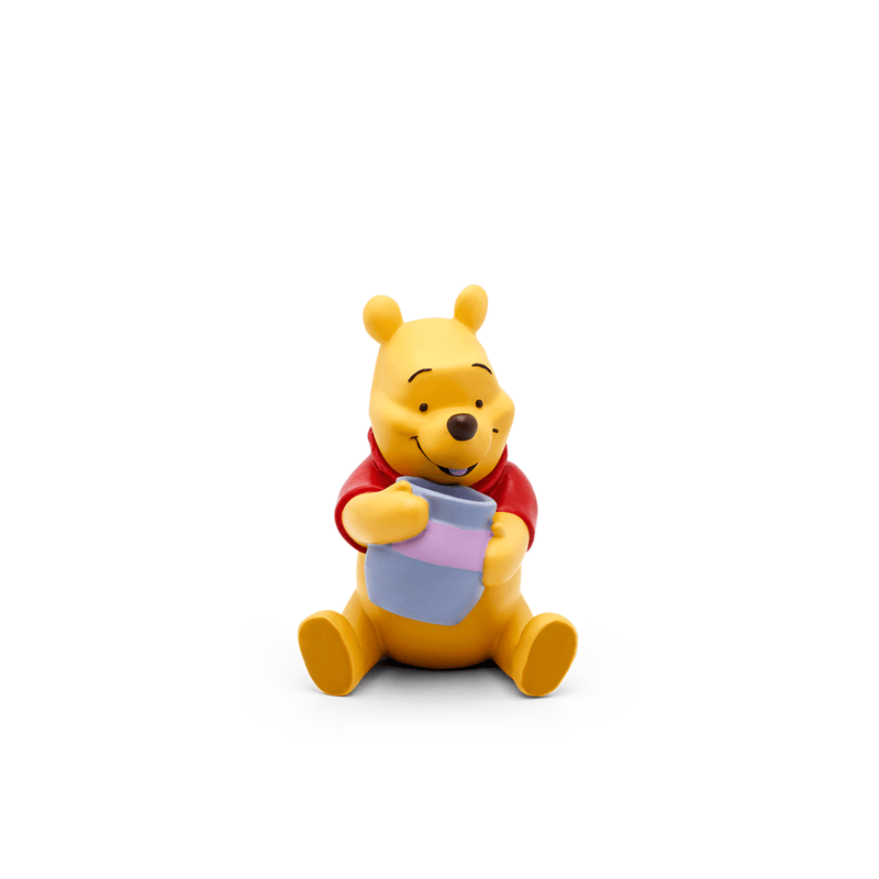Winnie the Pooh Tonie figurine holding honey pot on white background