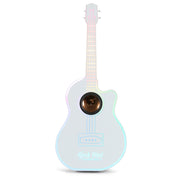 White Rock Star Guitar & Karaoke Bluetooth speaker, front view