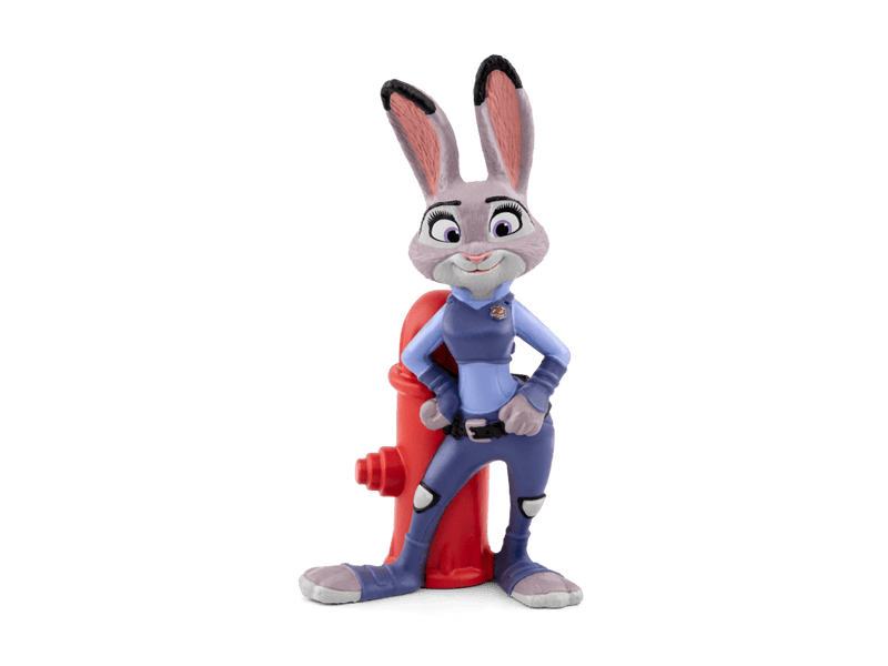 Tonie figure of Officer Judy Hopps from Disney's Zootopia in police uniform
