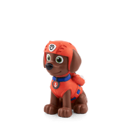 Tonies Paw Patrol Zuma character figurine in red rescue uniform on green background