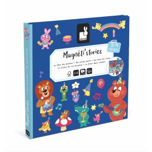Janod Magneti'Stories Pets magnetic storytelling game box with colorful animal characters