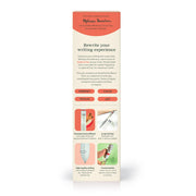 Professional product packaging design for Apple Crisp scented aromatherapy pen diffuser with feature descriptions