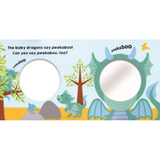 Baby Dragons interactive children's book with peek-a-boo holes and cute dragon characters