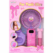 Hot Focus Fan-Tastic Vibes pink portable mini fan set with phone stand and lip oil