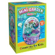 Creativity for Kids Mini Garden Mermaid kit box showing underwater terrarium with plants